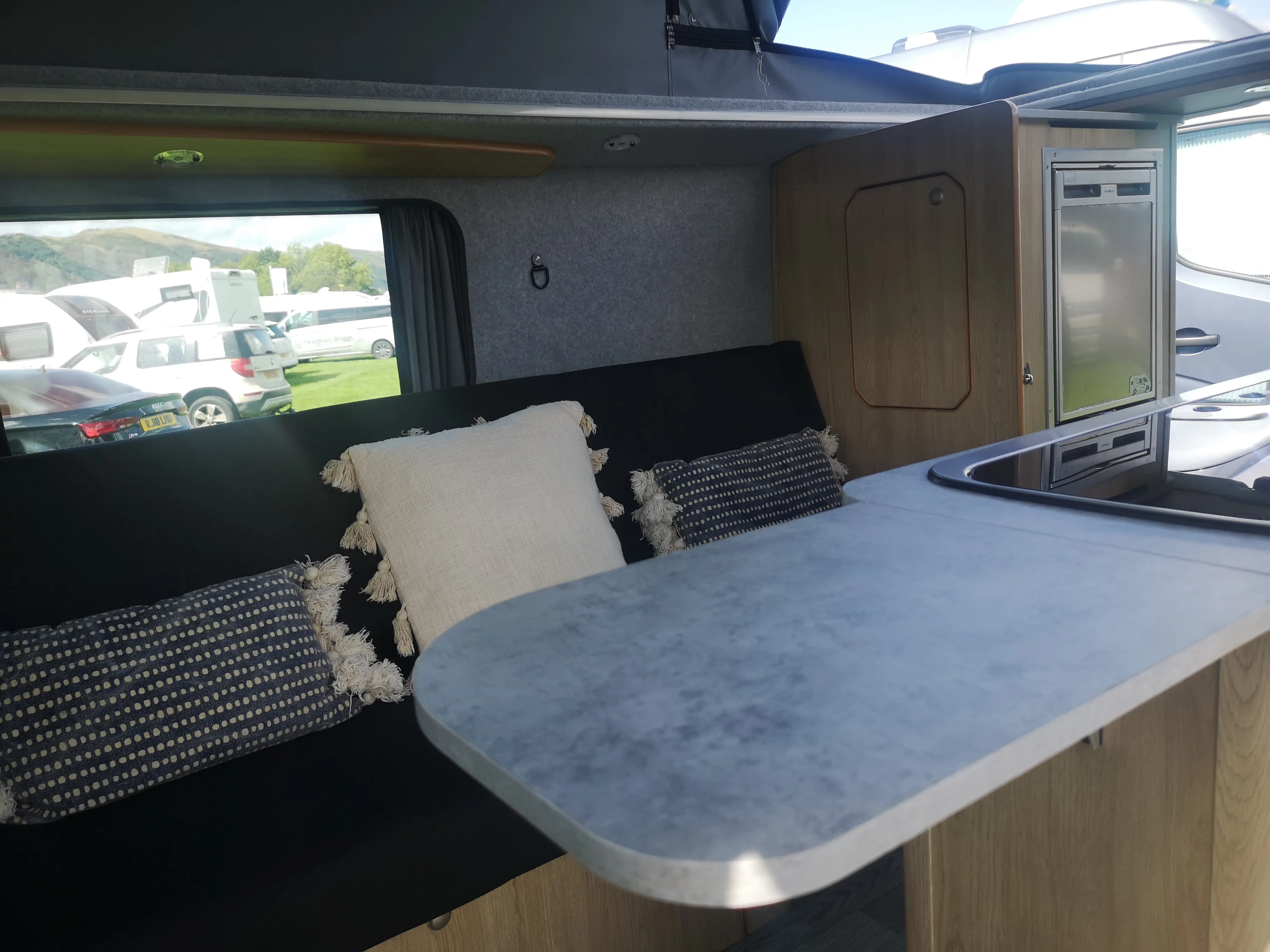 The Mamble Camper van Conversion for the 2013 on Ford Transit Custom and 2024 all New Volkswagen Transporter T7