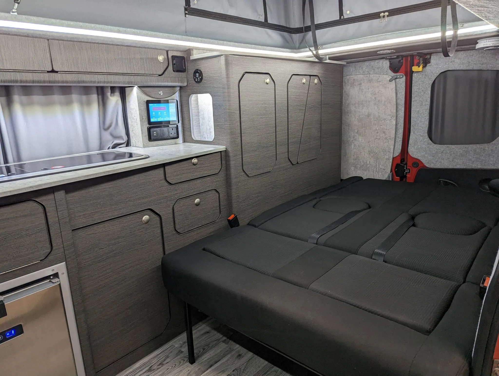 The Shelsley Solo or Duo Camper Van Conversion for the 2013 on Ford Transit Custom and 2024 all New Volkswagen Transporter T7