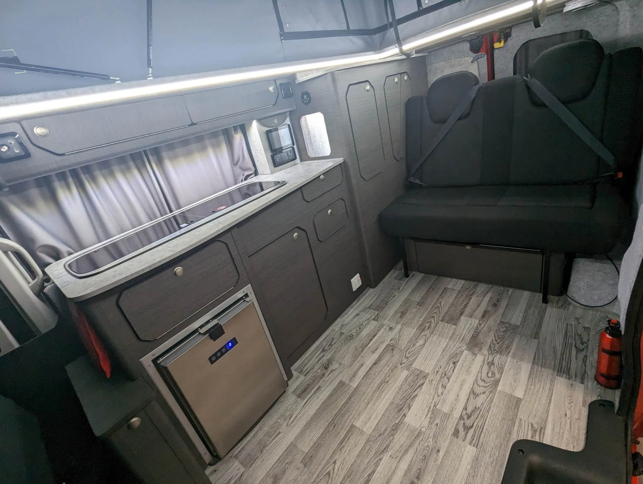 The Shelsley Solo or Duo Camper Van Conversion for the 2013 on Ford Transit Custom and 2024 all New Volkswagen Transporter T7