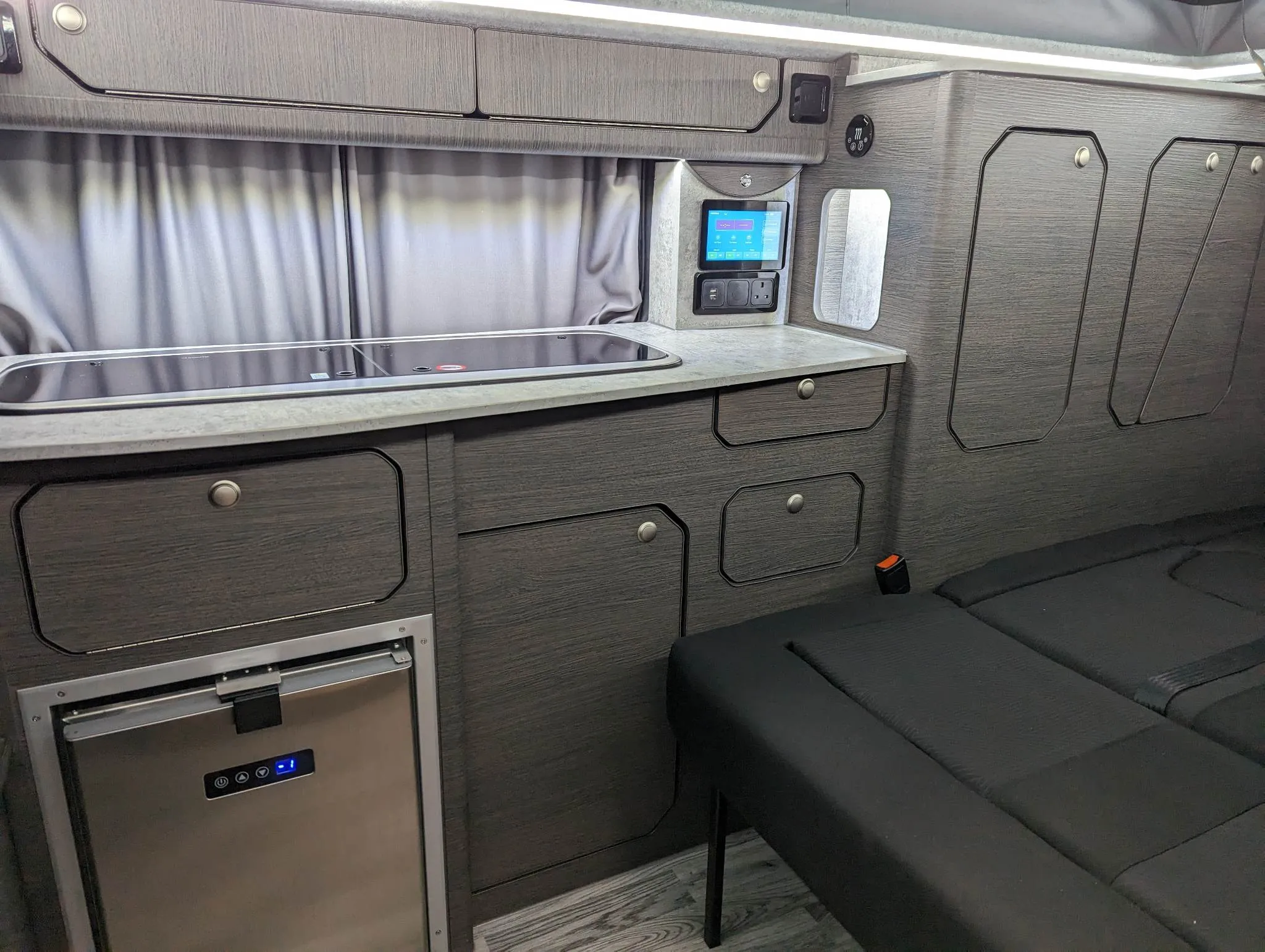 The Shelsley Solo or Duo Camper Van Conversion for the 2013 on Ford Transit Custom and 2024 all New Volkswagen Transporter T7