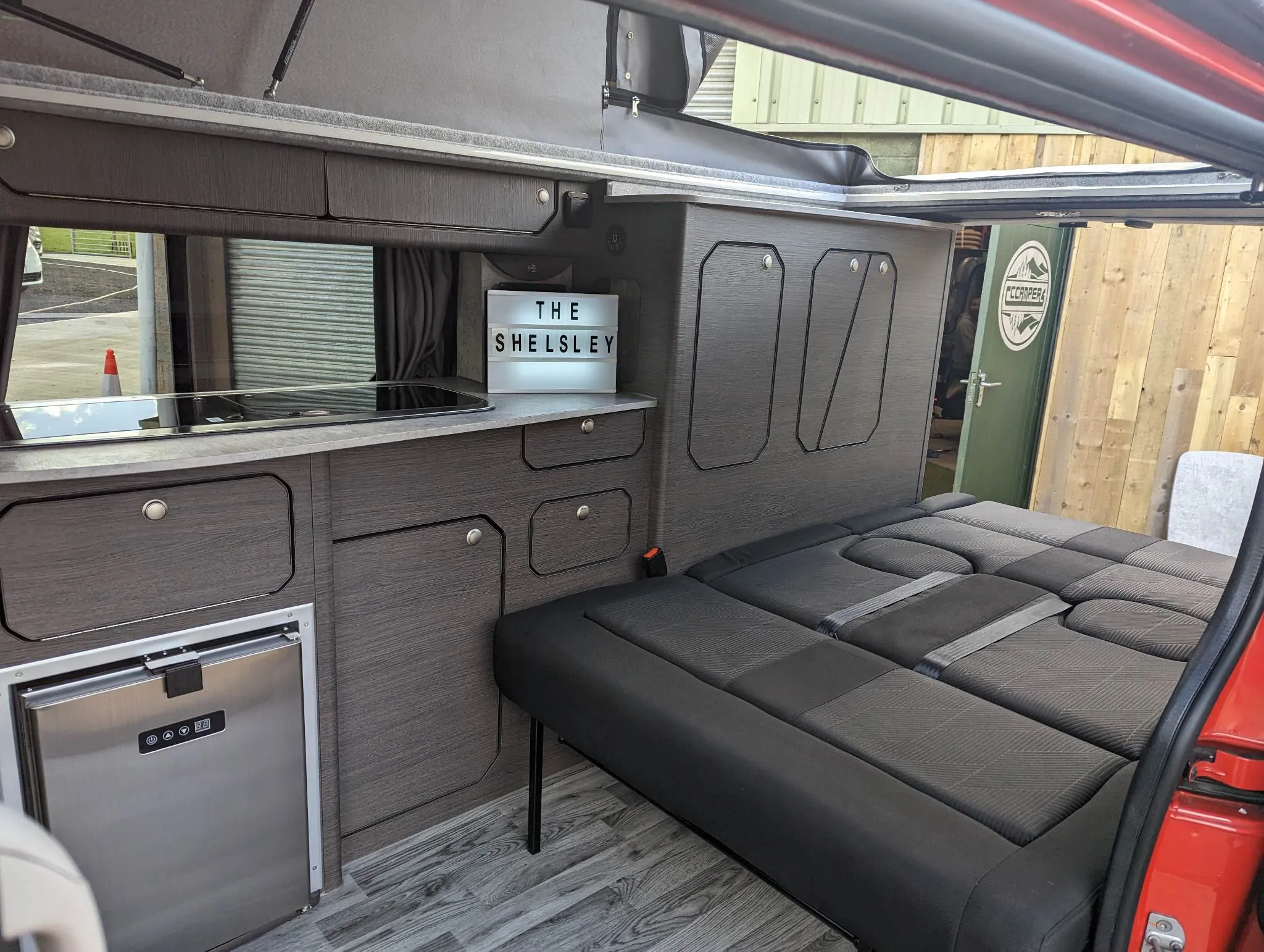 The Shelsley Solo or Duo Camper Van Conversion for the 2013 on Ford Transit Custom and 2024 all New Volkswagen Transporter T7