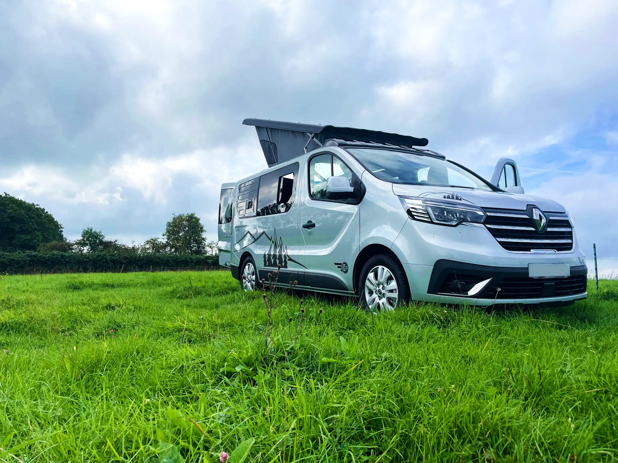 The Witley Camper Van Conversion for the Vauxhall Vivaro, Renault Trafic, Nissan NV300 Fiat Talento with up to  six 6 traveling seat camper