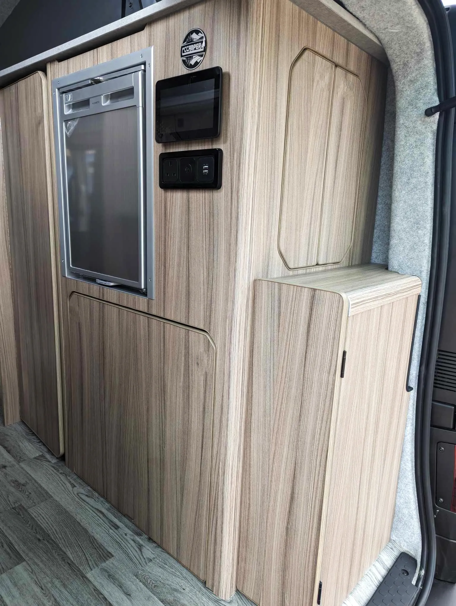The Witley Camper Van Conversion for the Vauxhall Vivaro, Renault Trafic, Nissan NV300 Fiat Talento with up to  six 6 traveling seat camper
