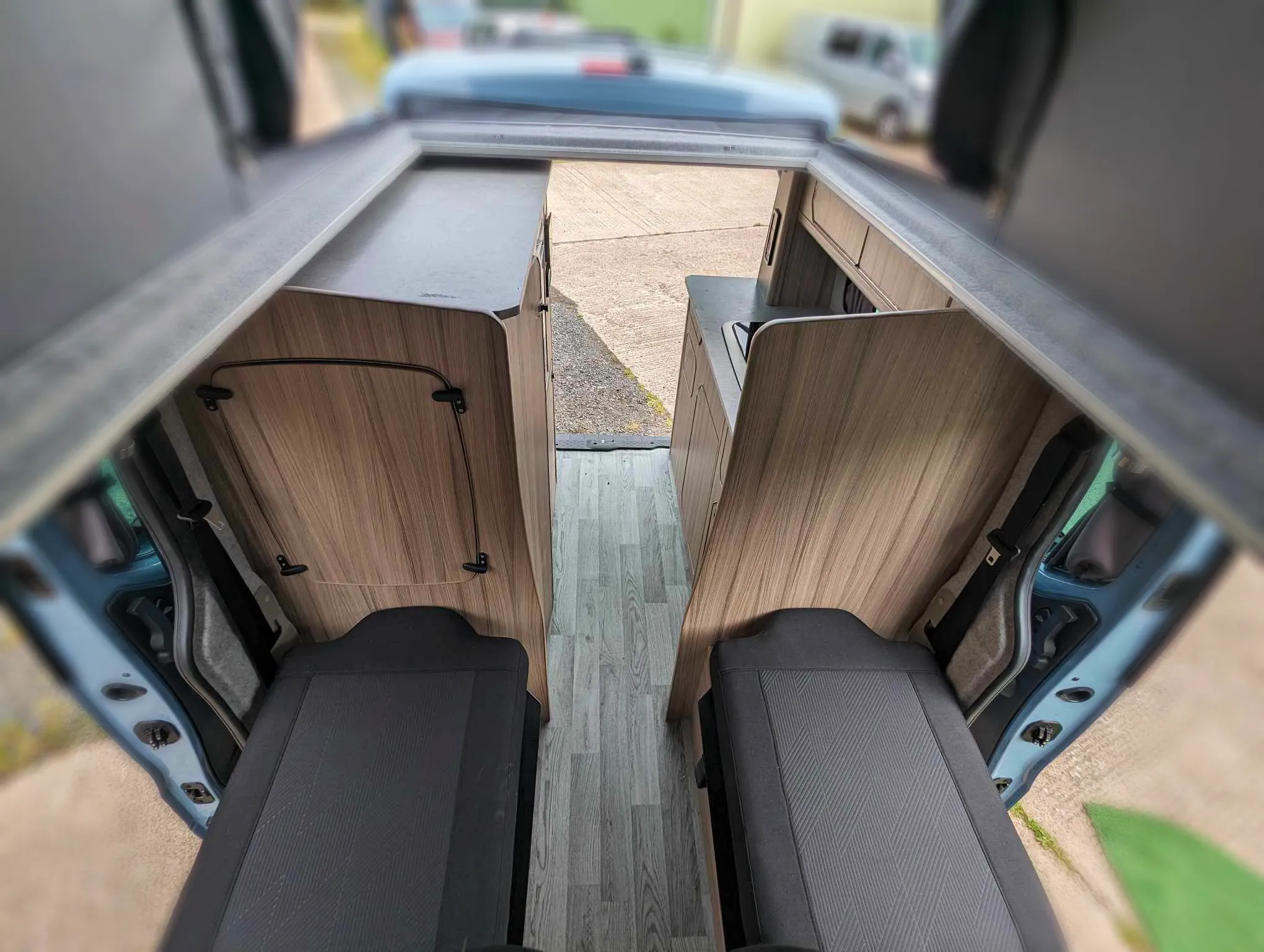 The Witley Camper Van Conversion for the Vauxhall Vivaro, Renault Trafic, Nissan NV300 Fiat Talento with up to  six 6 traveling seat camper