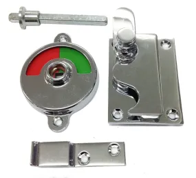 TOILET DOOR INDICATOR LOCK CP