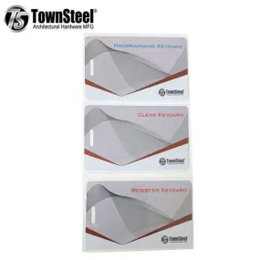 TownSteel - Proximity Lock Programming Card Pack - Register - Program - Clear