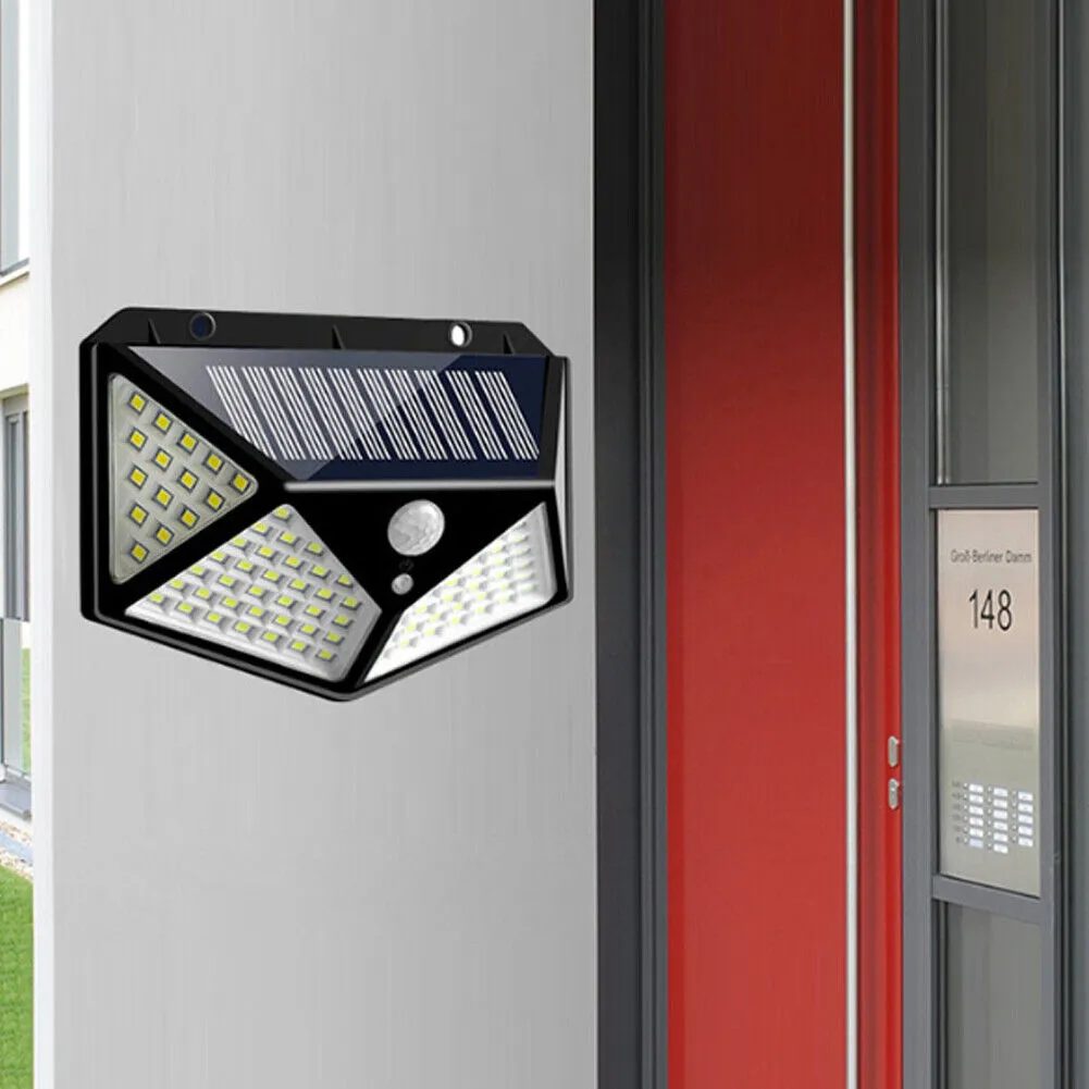 US 2-4 Pc Outdoor Solar Security Lights Motion Sensor Lights Wireless Waterproof