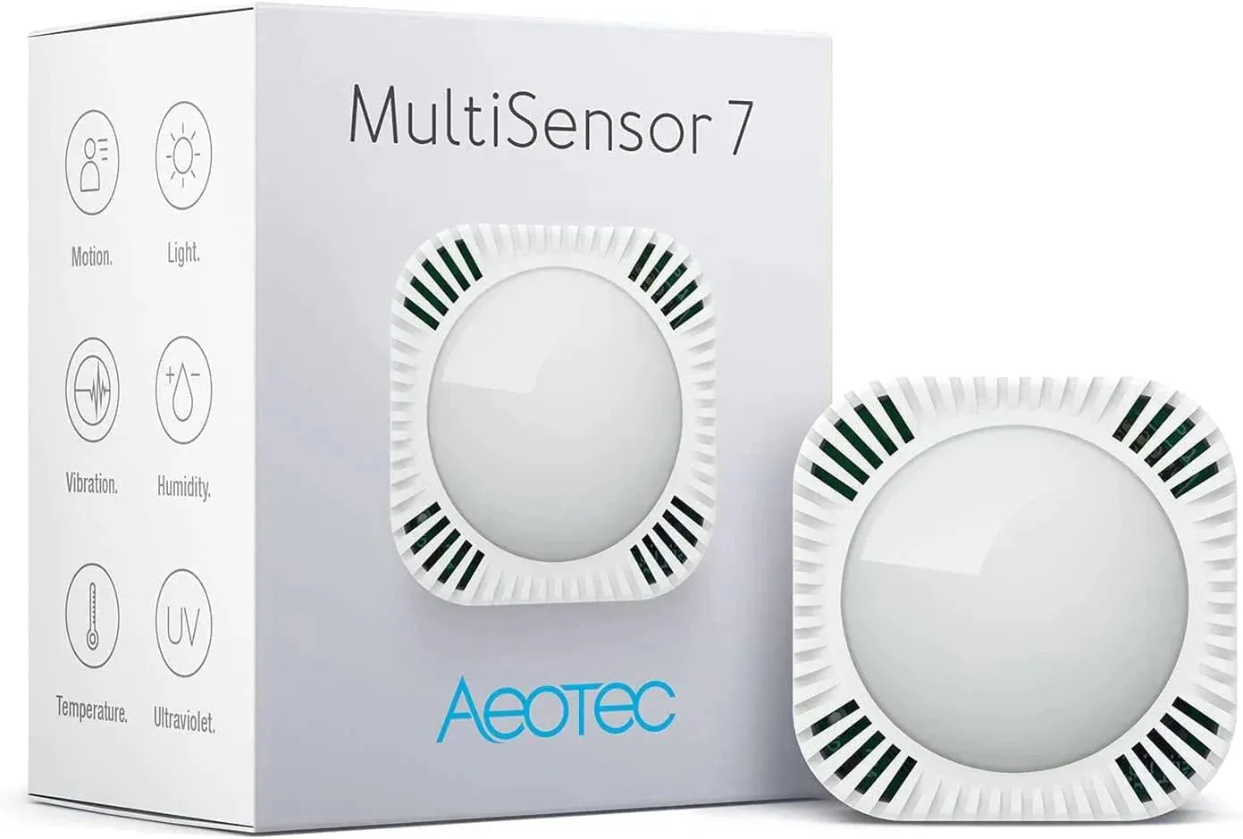 (USED/OPEN-BOX) Aeotec ZWA024 MultiSensor 7 w/ Battery (Z-Wave Plus)