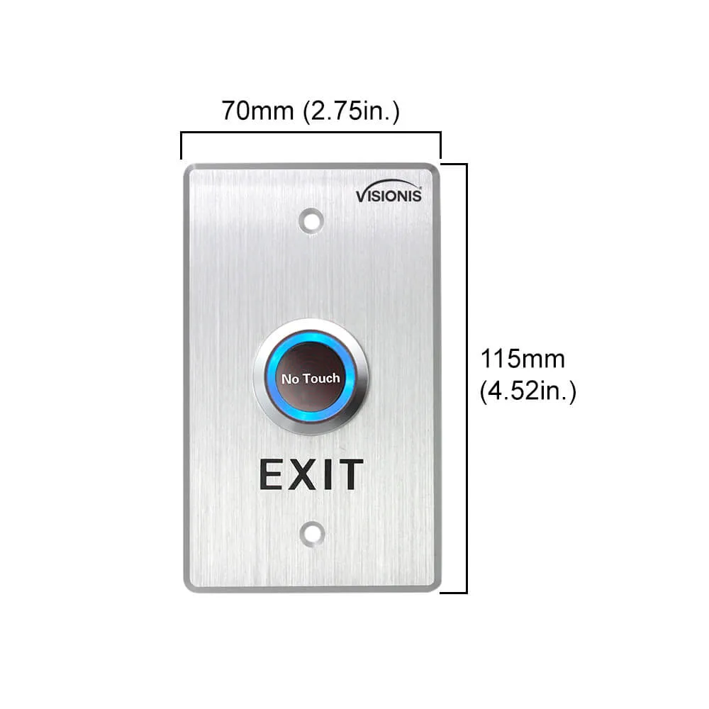 Visionis FPC-6476 Two Doors Access Control Time Attendance TCP / IP Wiegand Controller Box With Power Supply Included   White Indoor/Outdoor Card Reader   Software Included 20,000 Users Kit