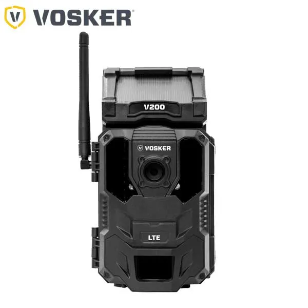 Vosker - V200 - Nation-Wide - Solar Powered 4G-LTE Cellular Outdoor Security Camera