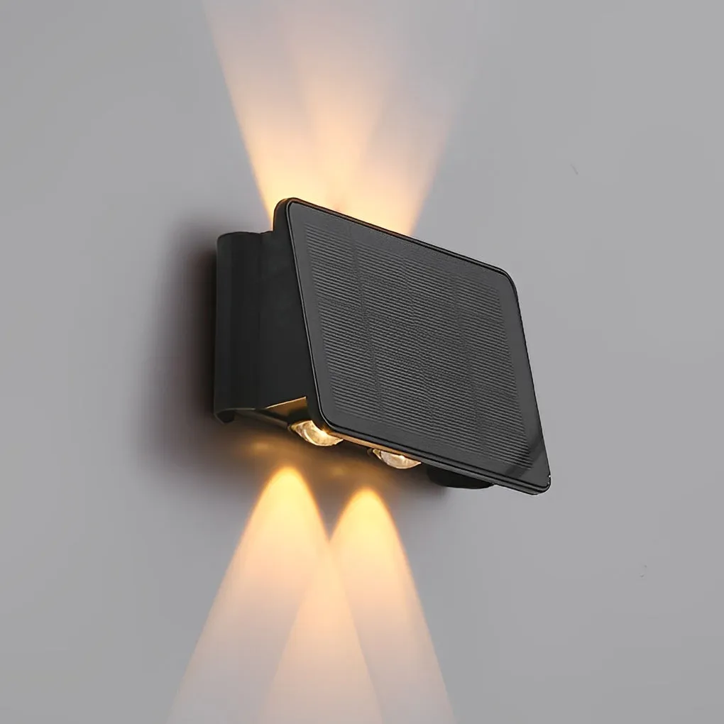 Waterproof LED Up and Down Lights Solar Wall Lamp Wall Washer Lights