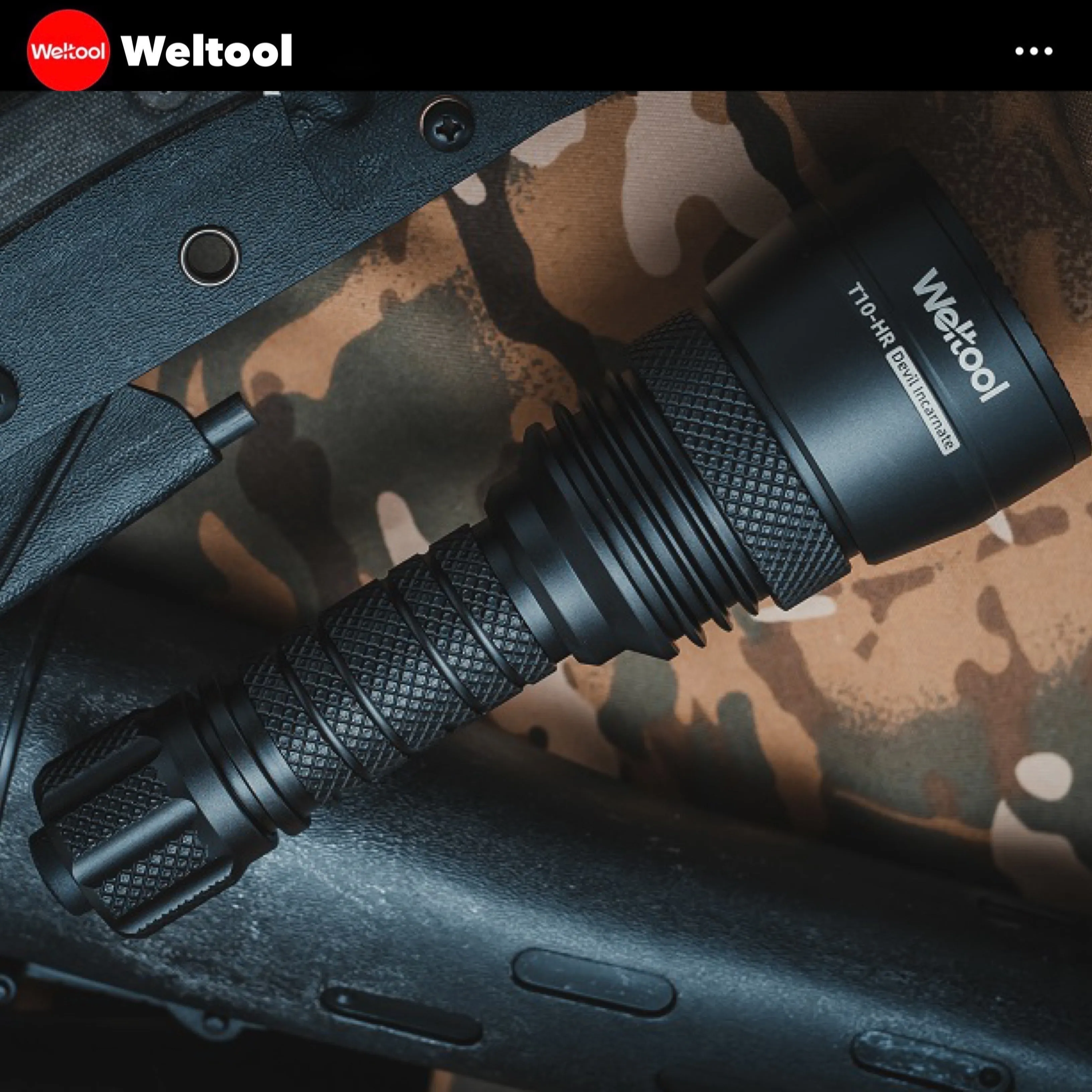Weltool T10-HR Red Light 342 Lumens  450M Searchlight