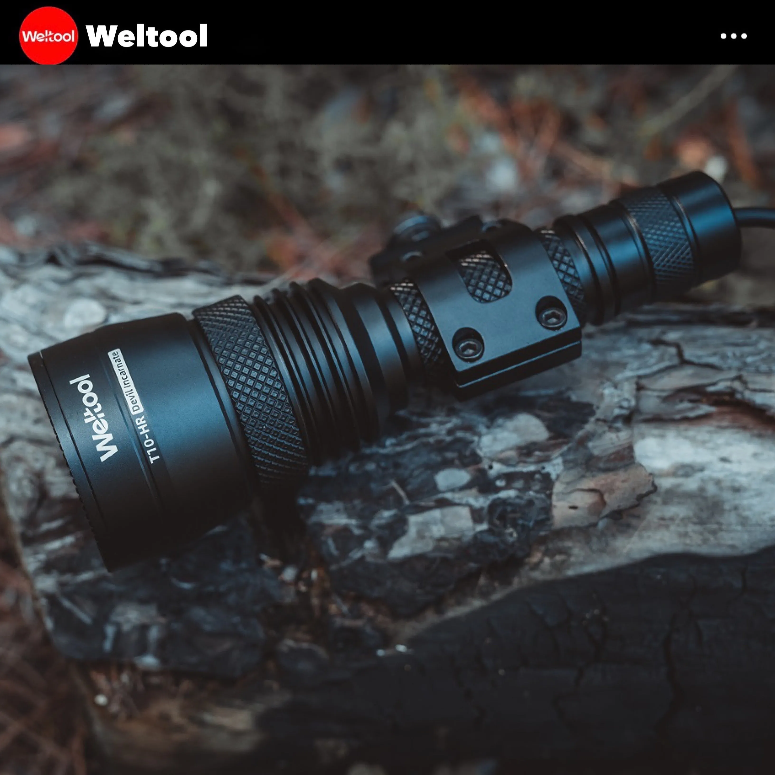 Weltool T10-HR Red Light 342 Lumens  450M Searchlight