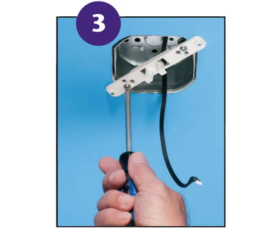White Non-Metallic CAM-KIT Security Camera Mount Kit