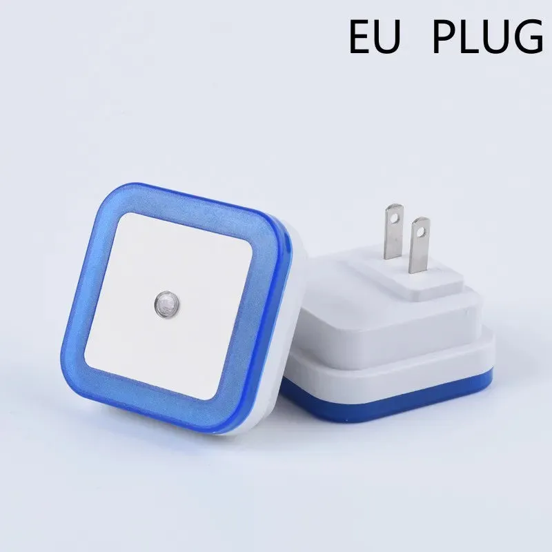 Wireless LED Night Light Mini Light Sensor Control 110V 220V EU US Plug Nightlight Lamp for Children Kids Living Lights
