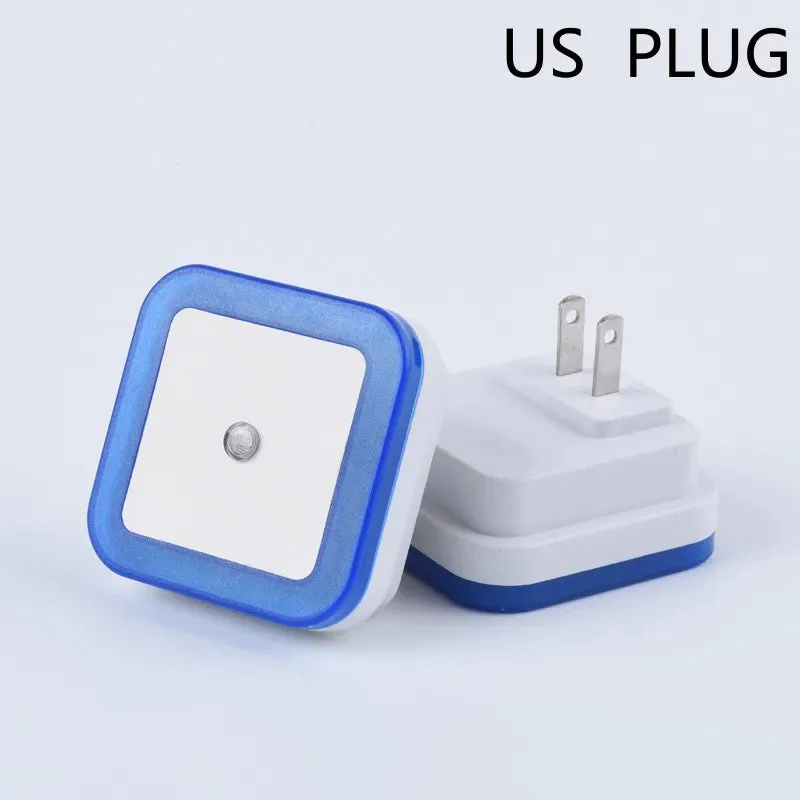 Wireless LED Night Light Mini Light Sensor Control 110V 220V EU US Plug Nightlight Lamp for Children Kids Living Lights