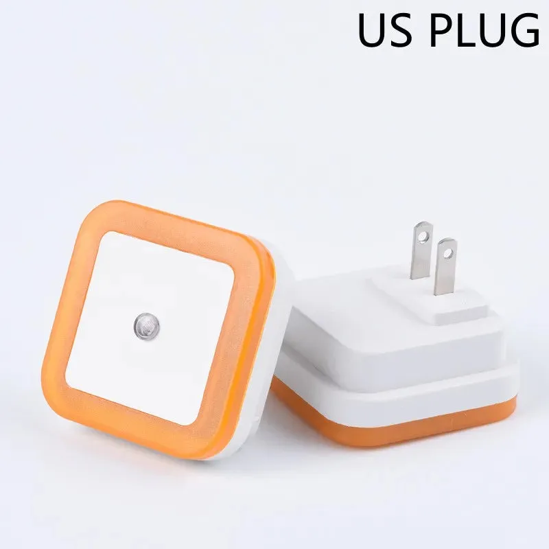 Wireless LED Night Light Mini Light Sensor Control 110V 220V EU US Plug Nightlight Lamp for Children Kids Living Lights