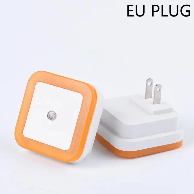 Wireless LED Night Light Mini Light Sensor Control 110V 220V EU US Plug Nightlight Lamp for Children Kids Living Lights