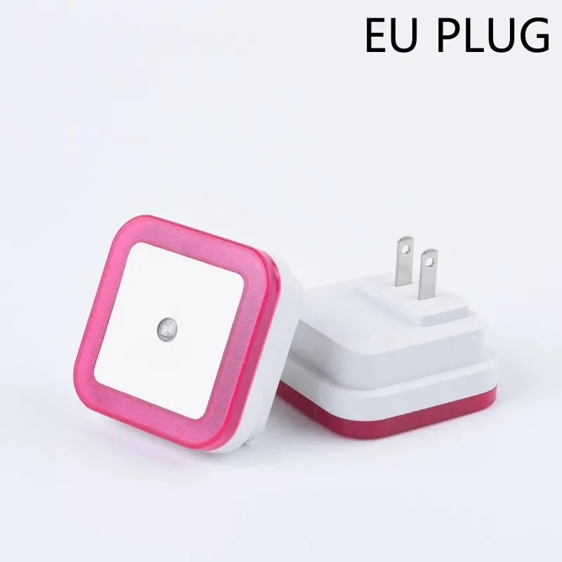 Wireless LED Night Light Mini Light Sensor Control 110V 220V EU US Plug Nightlight Lamp for Children Kids Living Lights