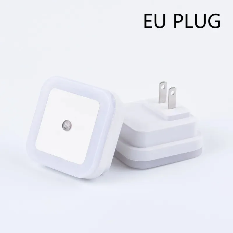 Wireless LED Night Light Mini Light Sensor Control 110V 220V EU US Plug Nightlight Lamp for Children Kids Living Lights