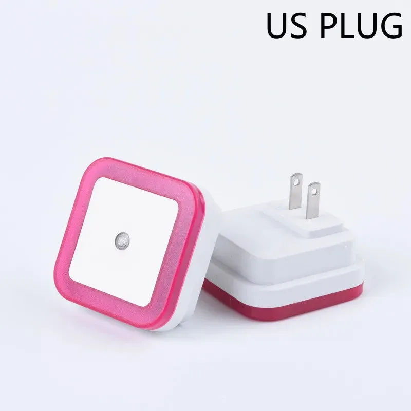 Wireless LED Night Light Mini Light Sensor Control 110V 220V EU US Plug Nightlight Lamp for Children Kids Living Lights