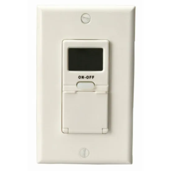 Woods® 59018 In-Wall 7-Day Digital Programmable Timer, White