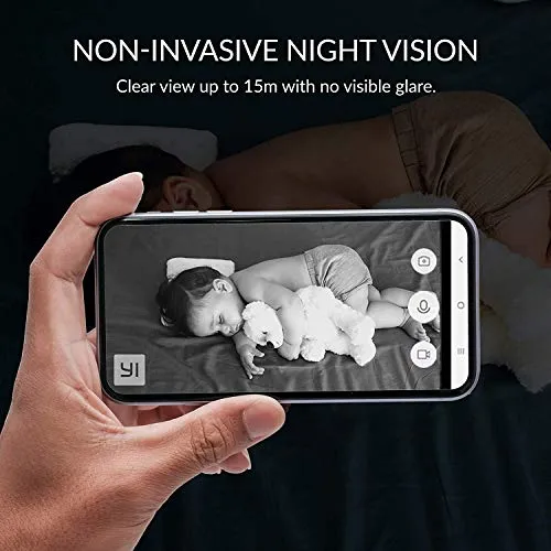 YI 4pc Security Home Camera, 1080p WiFi Smart Indoor Nanny IP Cam with Night Vision, 2-Way Audio, Motion Detection, Phone App, Pet Cat Dog Cam - Works with Alexa and Google